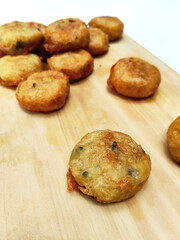 A Close-up of Indonesian Perkedel
