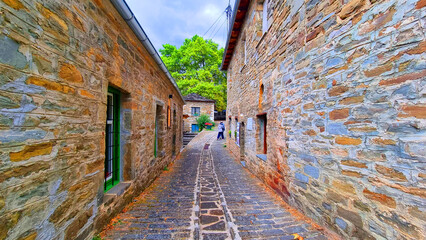 tsepelovo village greece traditional style build with stones
