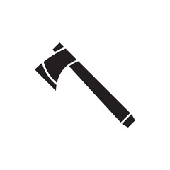 Axe PNG Vector Silhouette Flat Design – Tool Icon Illustration