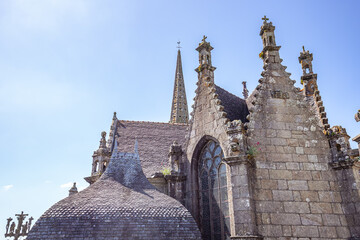 Parish close church of Loclemar, finistere, brittany, france