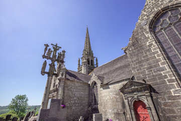 Parish close church of Loclemar, finistere, brittany, france