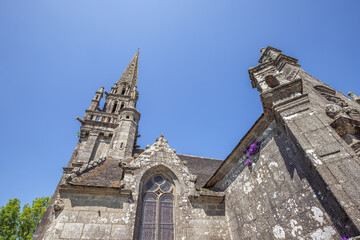 Parish close church of Loclemar, finistere, brittany, france