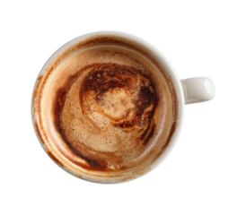 Enjoying a warm cup of coffee home kitchen beverage cozy atmosphere aerial view isolated on transparent background, png