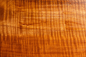 Brown wood panel with varnish coating