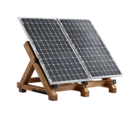 Harnessing solar power innovative solar panels technology, isolated on transparent background, png