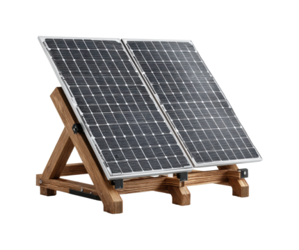 Harnessing solar power innovative solar panels technology, isolated on transparent background, png