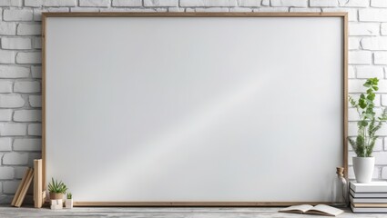 empty frame on the wall