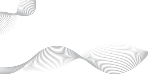 PrintAbstract vector background with black wavy lines modern