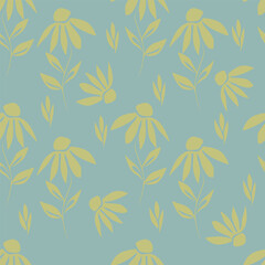 Abstract flower blooming design. Pattern with floral seamless. Grunge textured abstract art vector with flower and plants in watercolor style.