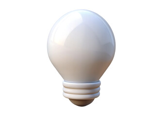 Classic incandescent light bulb isolated on a stark black background