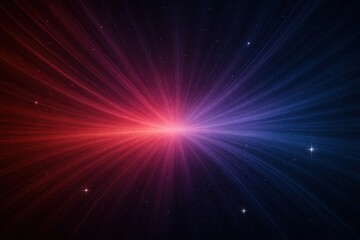 Naklejka premium A Symphony of Light in the Void