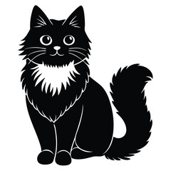 RAGDOLL VECTOR ANIMAL SIHOUETTE
