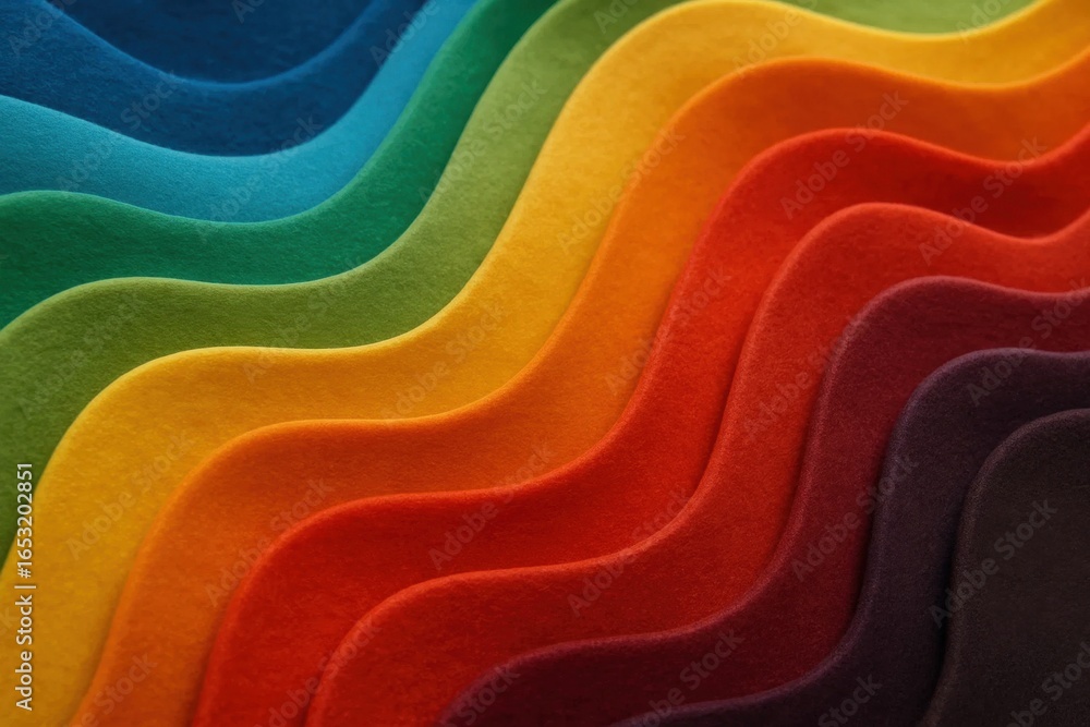 Poster a vibrant tapestry of color waves unfurls in a mesmerizing display of hues