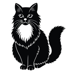 RAGDOLL VECTOR ANIMAL SIHOUETTE