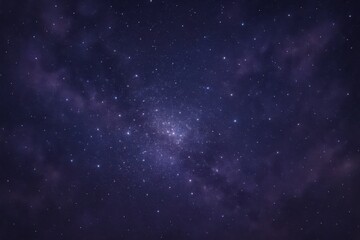 Fototapeta premium A cosmic tapestry of stars in shades of purple and blue, set against a dark backdrop, evoking the vastness and mystery of space