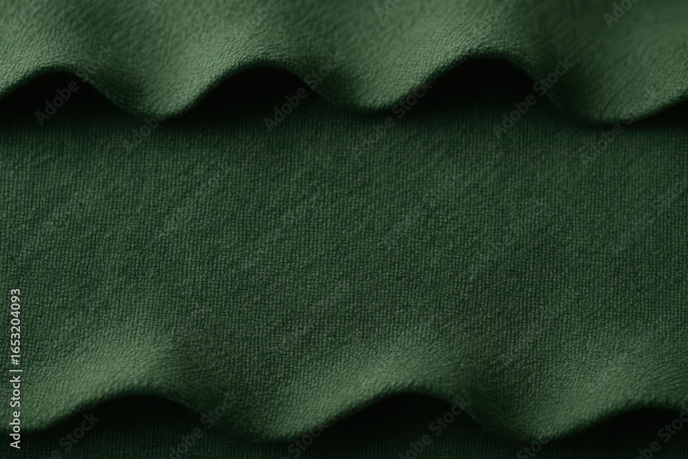 Poster a close-up view of a textured fabric with a subtle pattern, showcasing the intricate weave that give