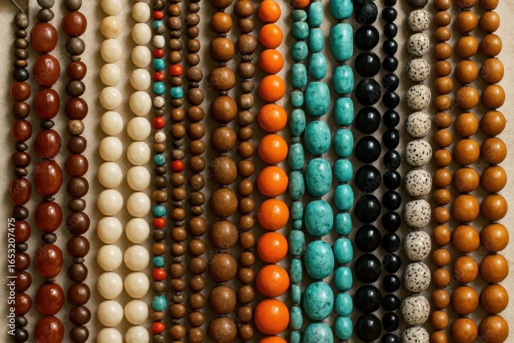 Poster a spectrum of colors and patterns woven into a harmonious display