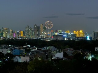 singapore city at night © angeljavier