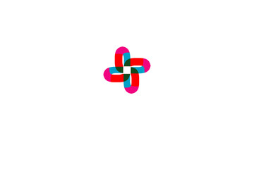 Fototapeta premium 3d render of a female symbol made of colorful spheres