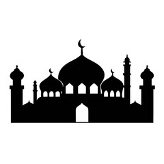 Minimalist Islamic Architecture Vector