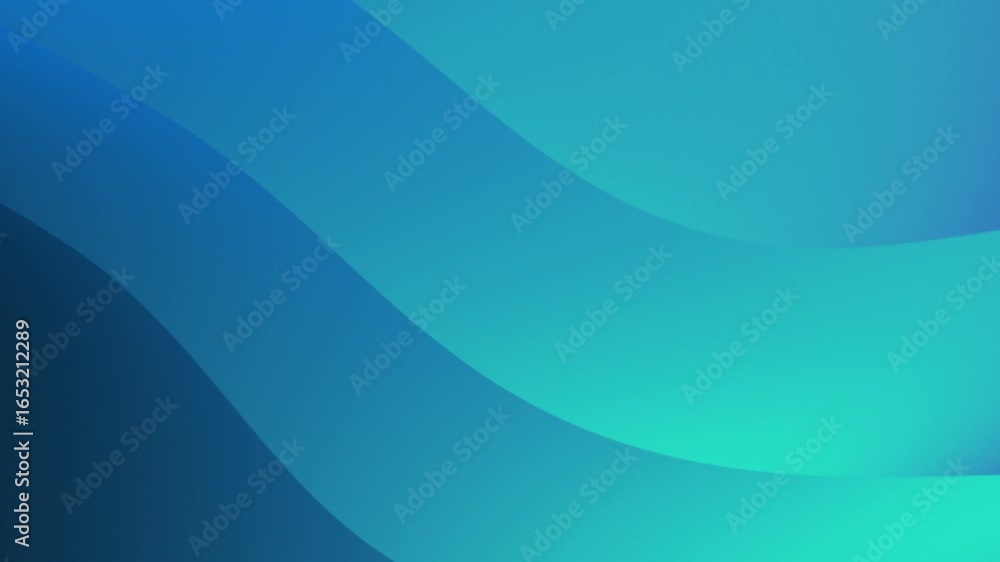 Poster blue gradient wave flow abstract background for modern branding design