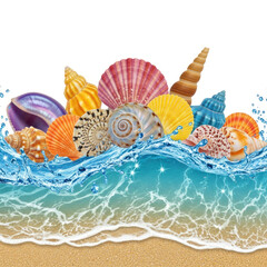 seashells on the beach