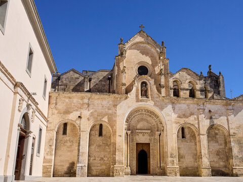 Chiesa di San Giovanni Battista, Church dedicated to Saint John the Baptist. Matera, Basilicata Region, Italy, Europe