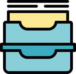 Archive box efficiently organizing paperwork, ensuring secure document storage and easy access