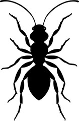 An ant silhouette
