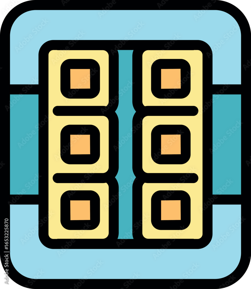 Poster Securely storing crucial identification and network access data, a sim card displays its golden contact points within a protective plastic casing