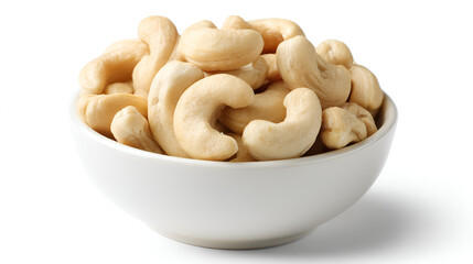 Fototapeta premium A bowl of cashews showcases a delicious and healthy snack option, perfect for mindful eating.