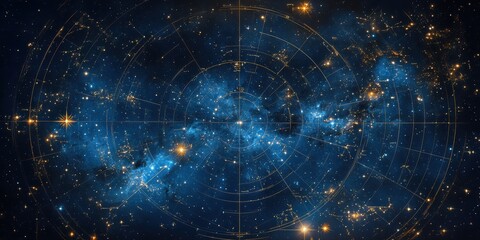 Obraz premium Exploring cosmic wonders celestial events in the universe astronomy digital night sky