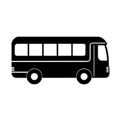 Stylized Bus Illustration A Clean, Minimalist Design for Transport and Educational Projects, Ideal for Graphics, Icons, and Engaging Visual Content Creation