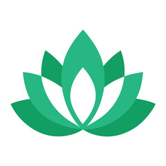 Green eco-friendly leaf icons symbolize natural organic growth, representing a vector for environmental conservation and a sign of life's ecological balance