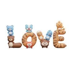 cartoon animal alphabet