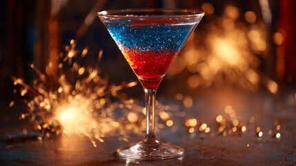 Patriotic layered cocktail recipe red white and blue drink ideas for independence day and summer parties