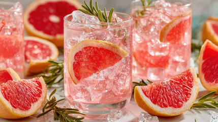 Refreshing Grapefruit Cocktails: Bright Pink Citrus Splendor & Summertime Bliss