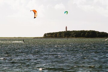 Surfer auf Fehmarn