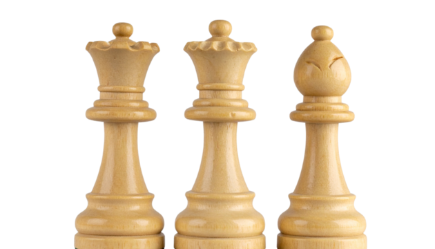 Chess Piece PNG, Realistic Board Game Figure, Transparent Background, Strategy Symbol and Classic Game Design