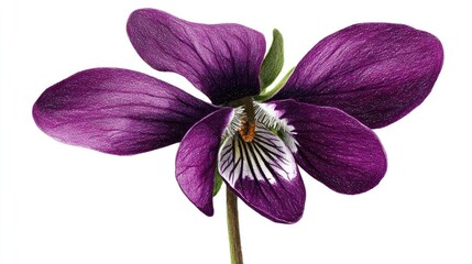 Fototapeta premium Detailed close-up of a vibrant purple flower.
