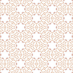 Elegant Ornamental Vector Background Seamless Symmetry Design for Print and Digital Use