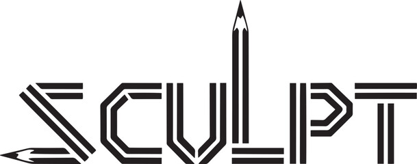 Sculpt Pencil Icon Vector Illustration for Creative Design and Artistic Expression