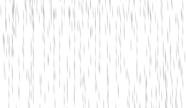 A realistic falling rain overlay for photo editing. An isolated texture of raindrops on a transparent background. A high-resolution PNG effect to add a rainy day atmosphere to any image.