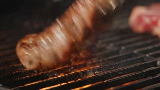 a barbecued picanha meat, grilled