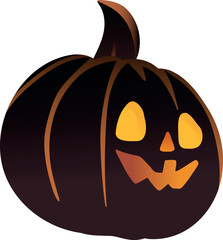 Illuminated Jack-o'-Lantern for Halloween