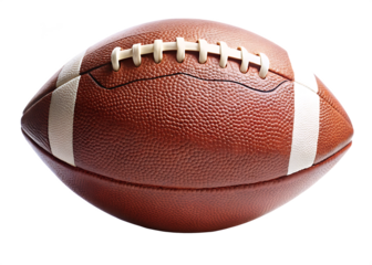    american football ball  isolated on white background PNG, AI GENERATED 