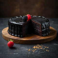 Birthday cake vector background design. Happy birthday greeting text with yummy cake element decoration for kids party occasion. Vector Illustration.