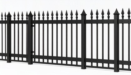 wrought iron fence