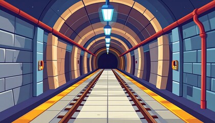 Underground tunnel station