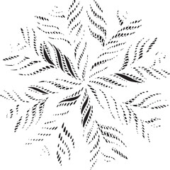 Black and white geometric pattern. Tileable texture background.